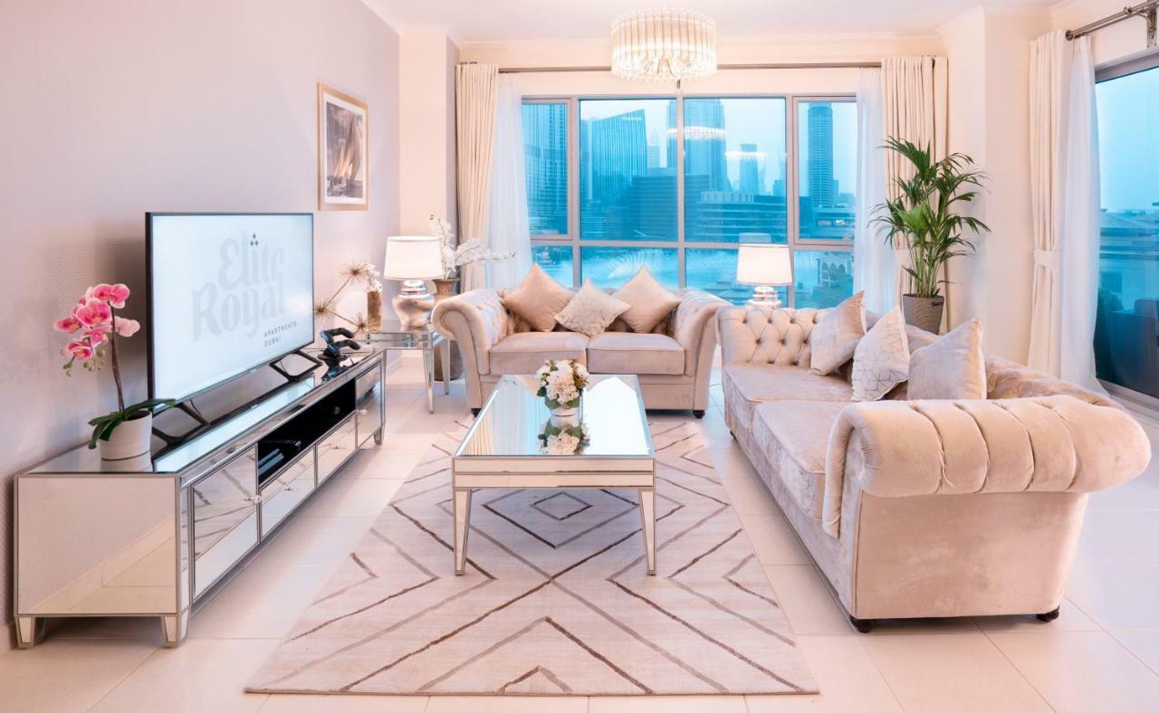 Elite Royal Apartment - Full Burj Khalifa & Fountain View - 2 Bedrooms And 1 Open Bedroom Without Partition ดูไบ ภายนอก รูปภาพ